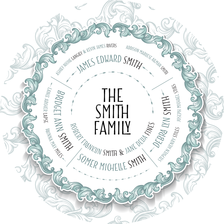 4 Descendant Family Tree