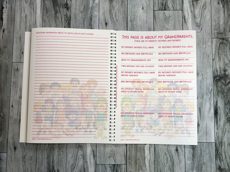 Girl's First Family Tree Workbook