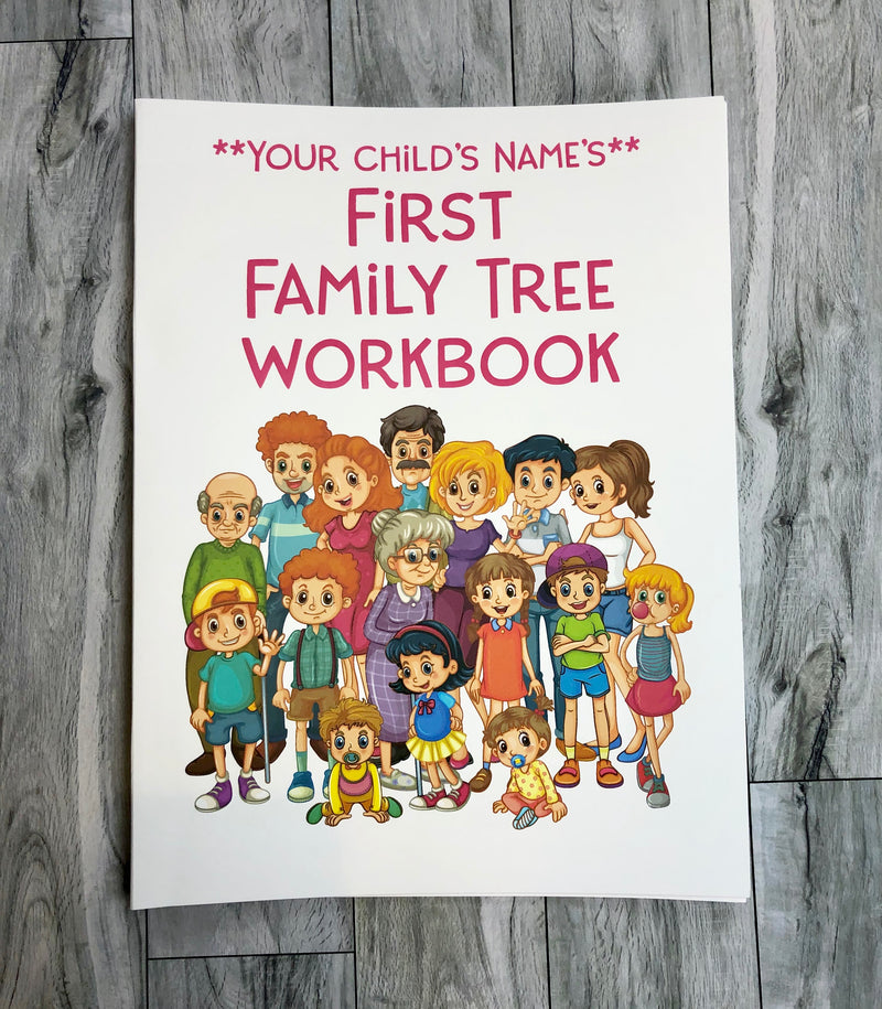 Girl's First Family Tree Workbook