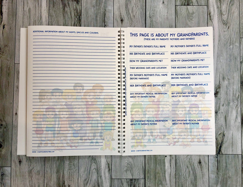 Boy's First Family Tree Workbook