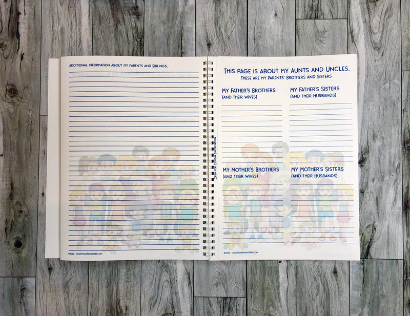 Boy's First Family Tree Workbook