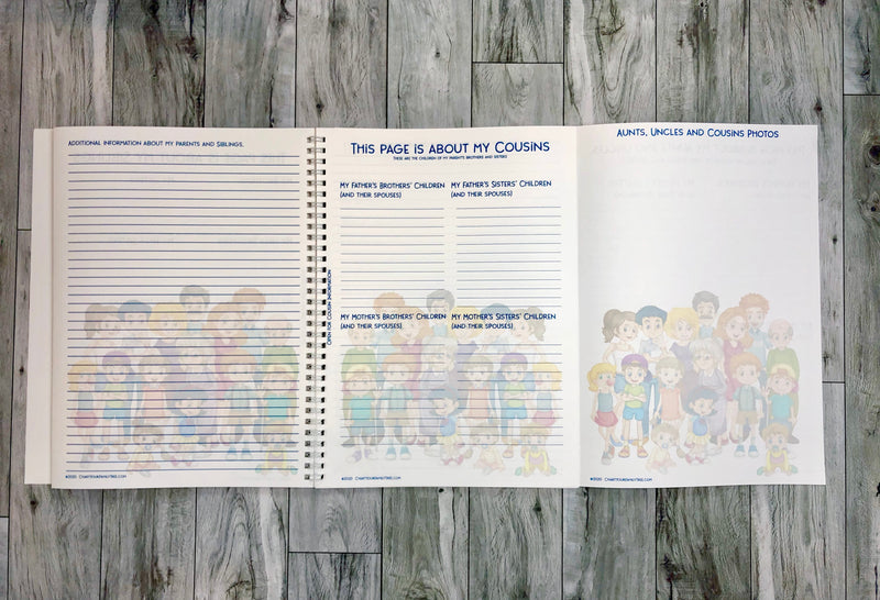 Boy's First Family Tree Workbook