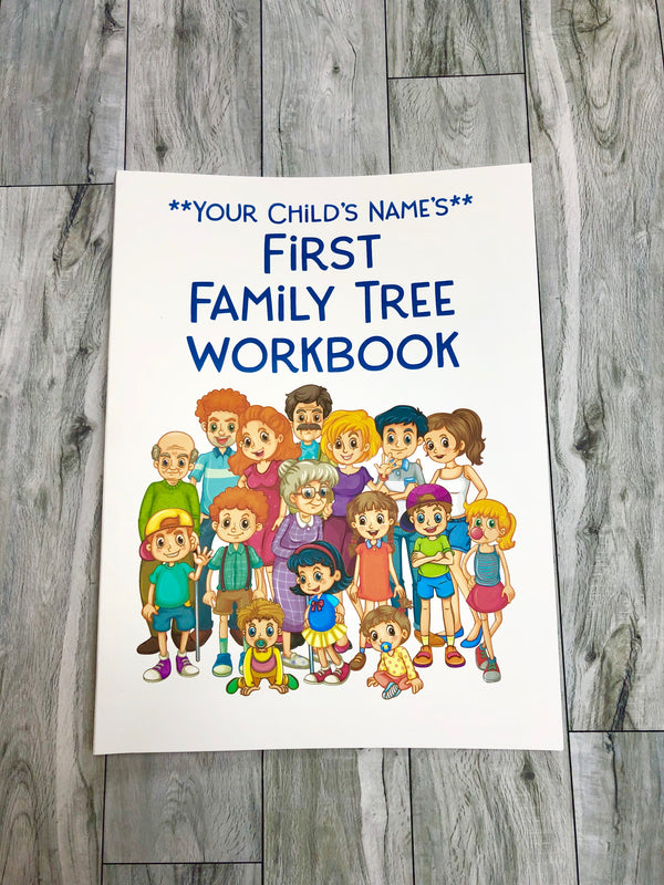 Boy's First Family Tree Workbook